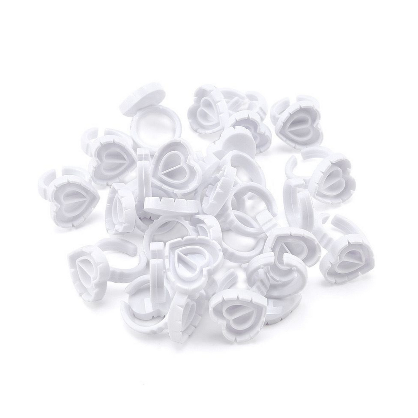 Heart Glue Rings